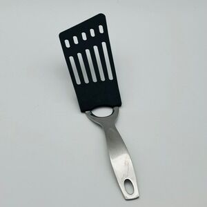 Oneida Stainless Steel Slotted Fish Spatula Black Nylon Head Turner